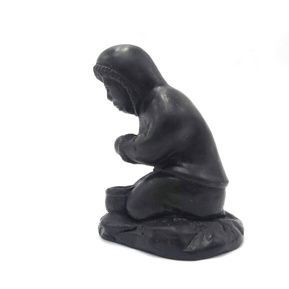 Aardvark Soapstone Carving Inuit Figurine Sculpture 1972 Canada 4.5 in Tall Vtg - Picture 4 of 7